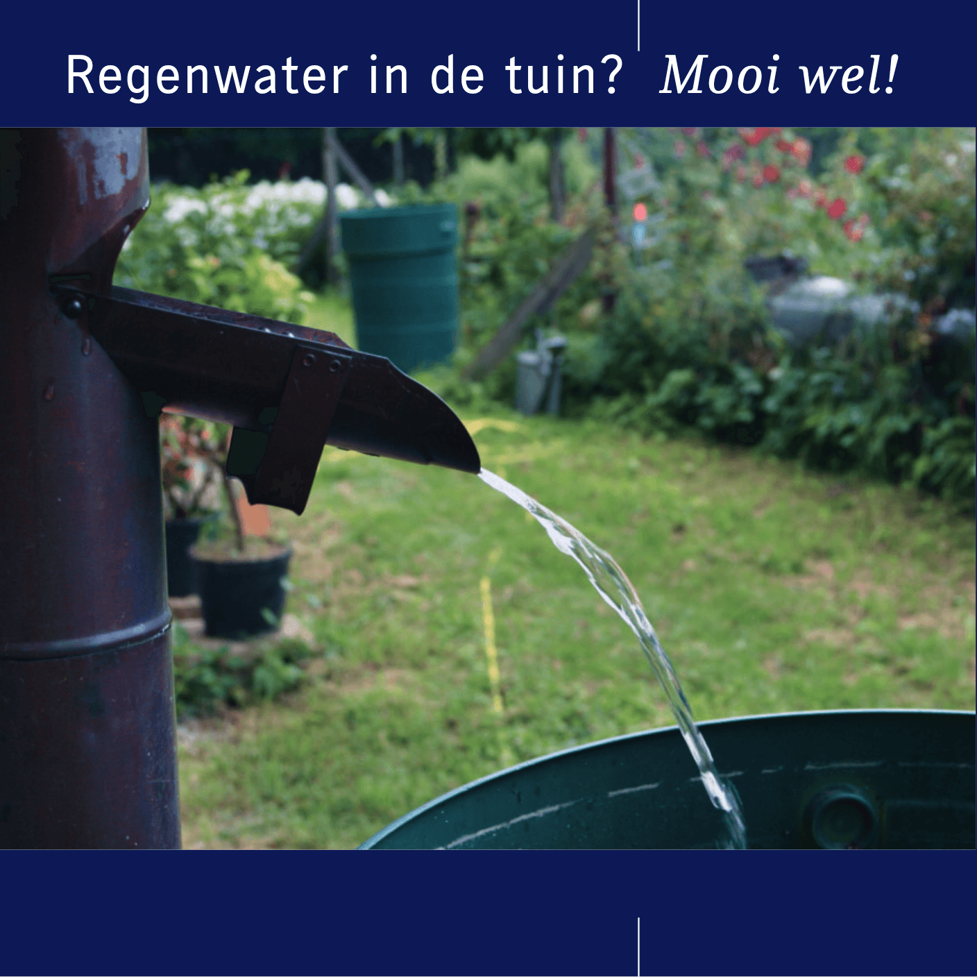 Water In De Tuin Mooi Wel