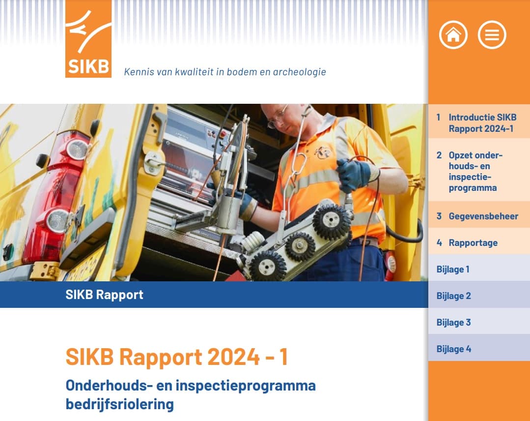 SIKB Rapport 2024 1 Onderhouds En Inspectieprogramma Bedrijfsriolering