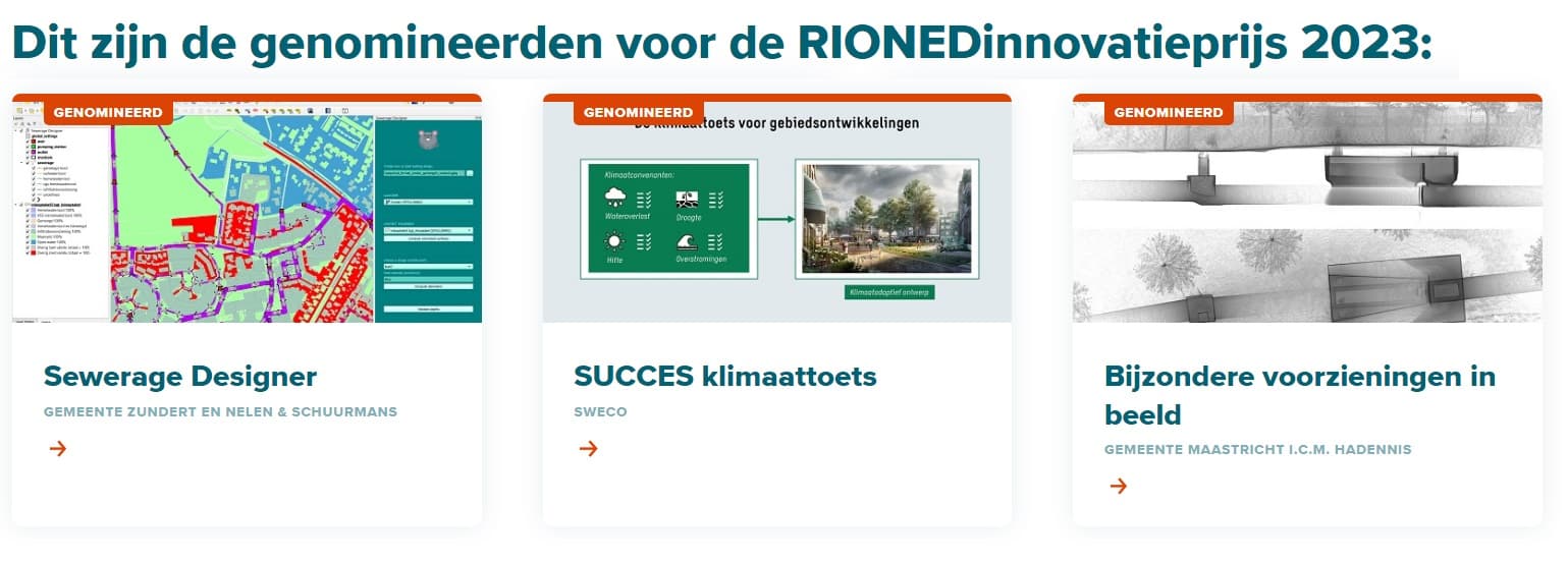 Stichtingrioned 3 Genomineerden Rionedinnovatieprijs 2023