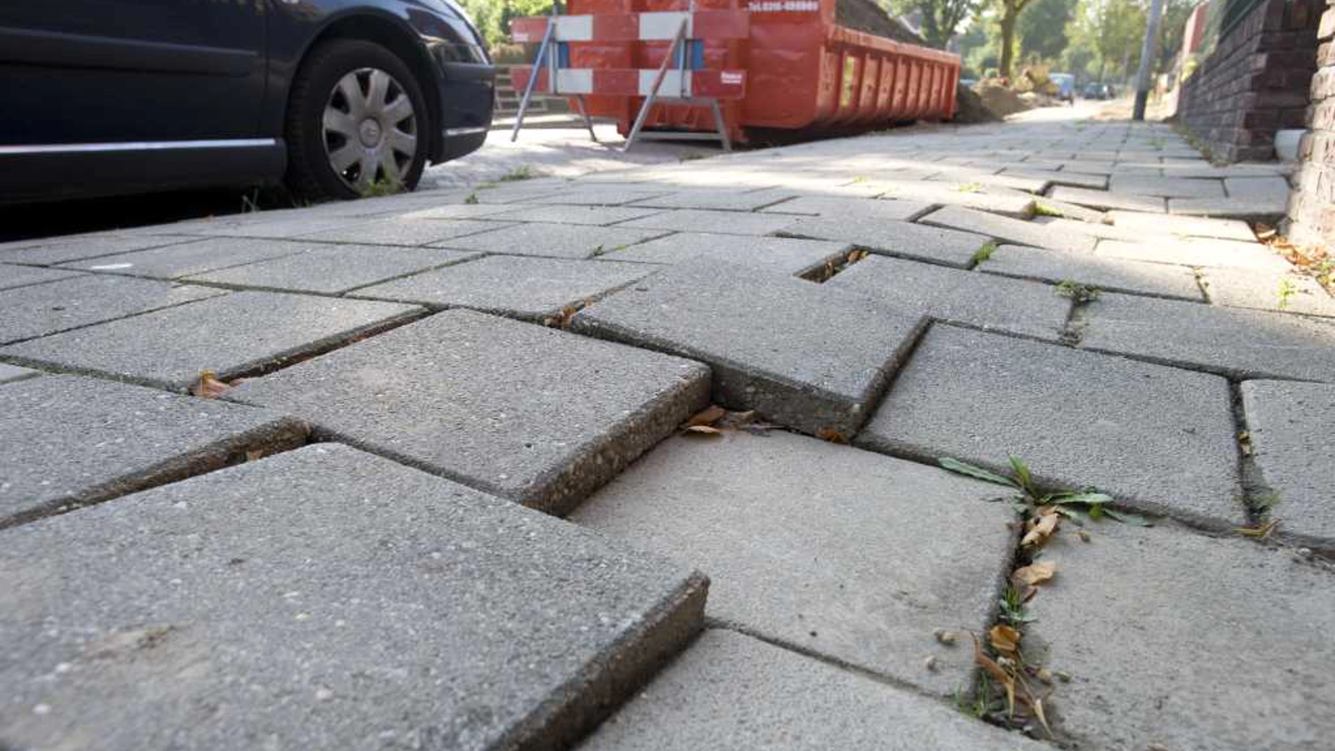 IP Iv Klimaat Water Bodemdaling Foto Verzakking